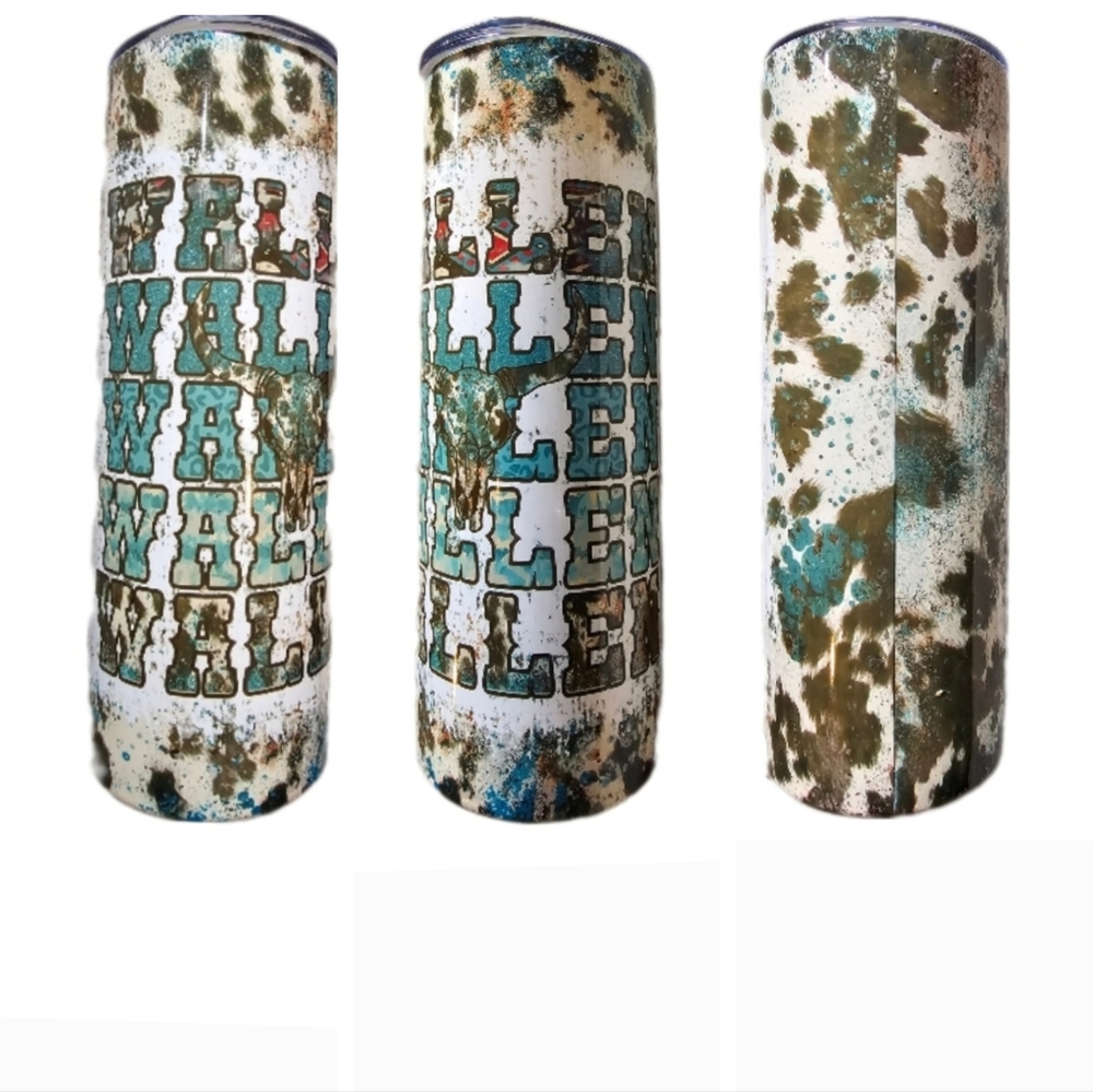 Morgan Wallen 20 Oz. Tumbler Cup with Lid and Straw NEW